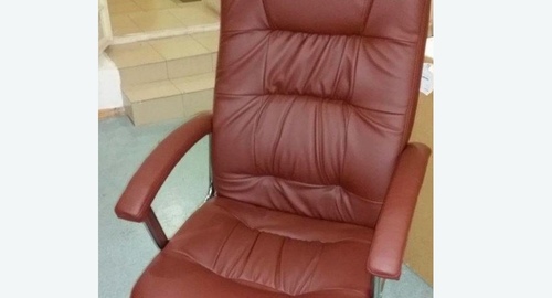 Обтяжка офисного кресла. Нахимовский проспект